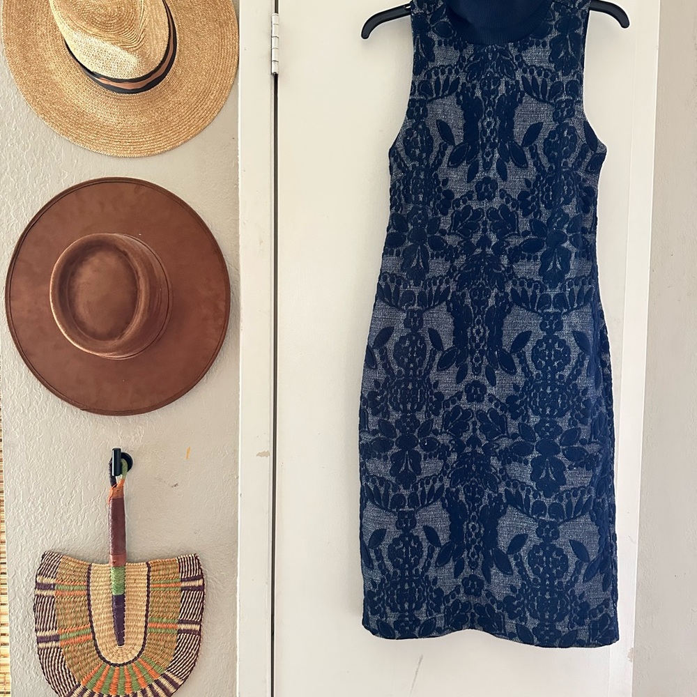 Maeve Navy Blue Floral Dress